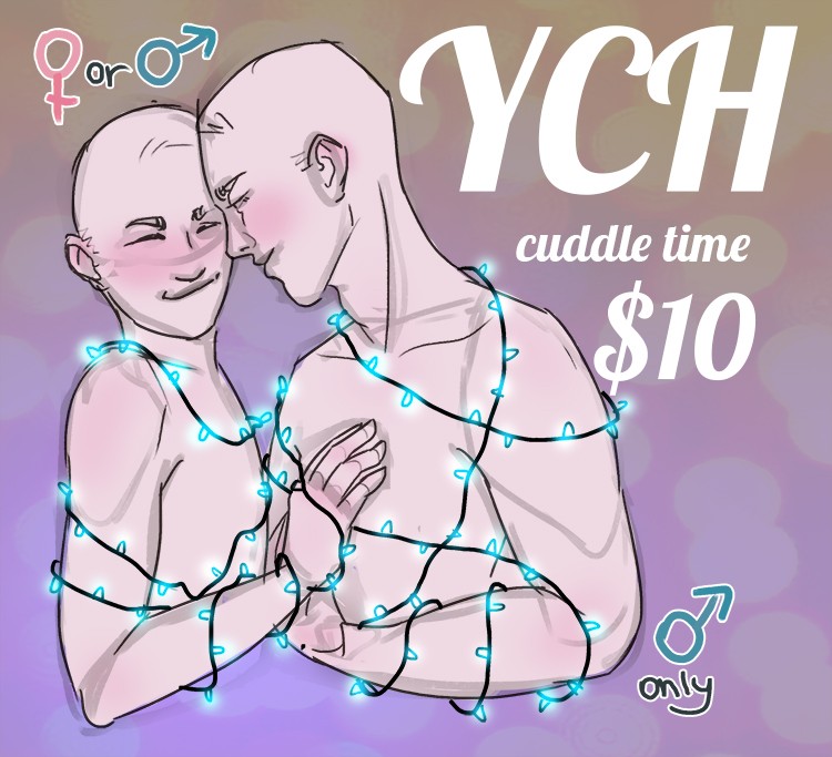 YCH CHRISTMAS CUDDLE - YCH.Commishes.
