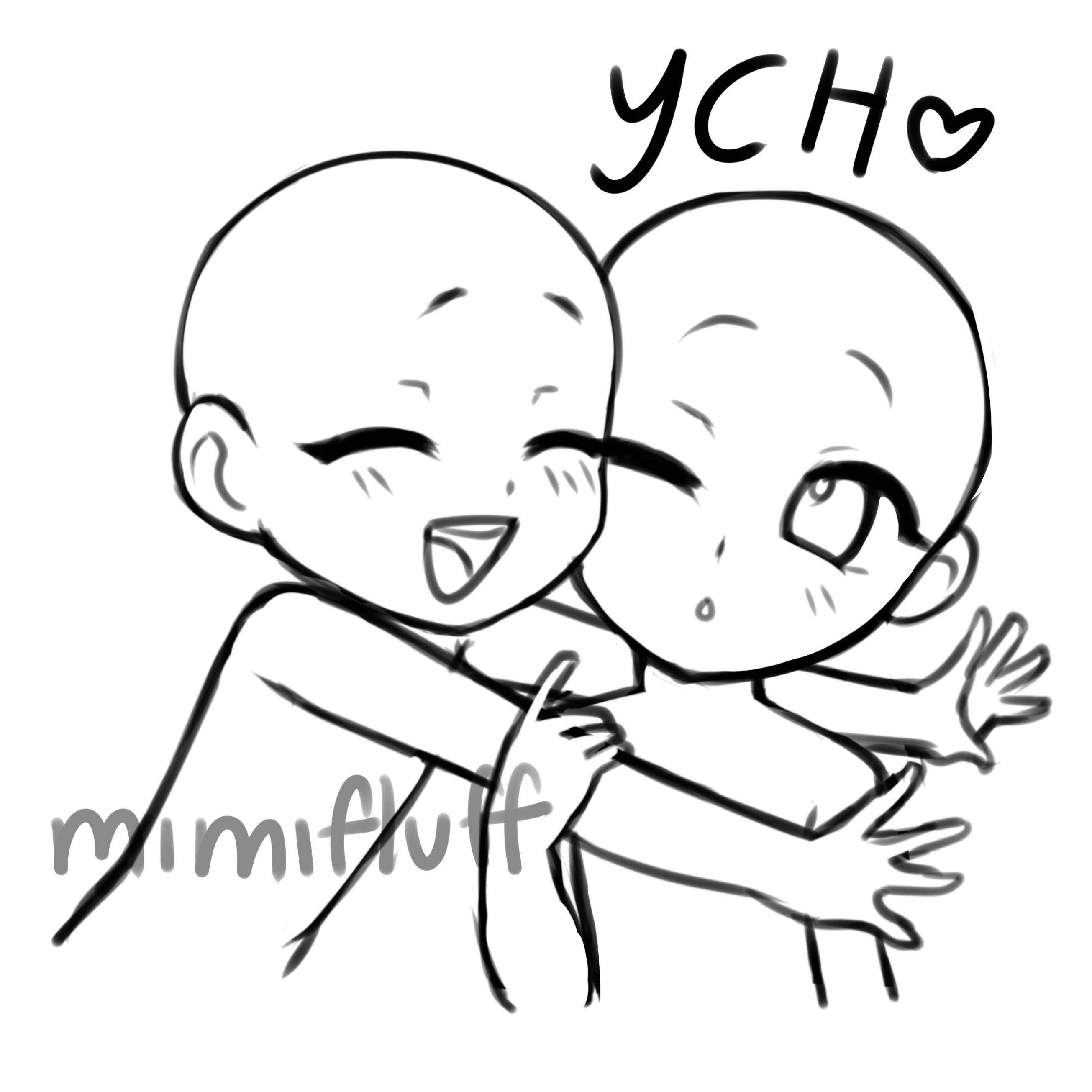 surprise hug! YCH 