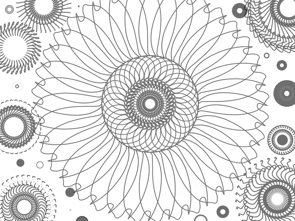 Sunflower mandala colouring template - YCH.Commishes