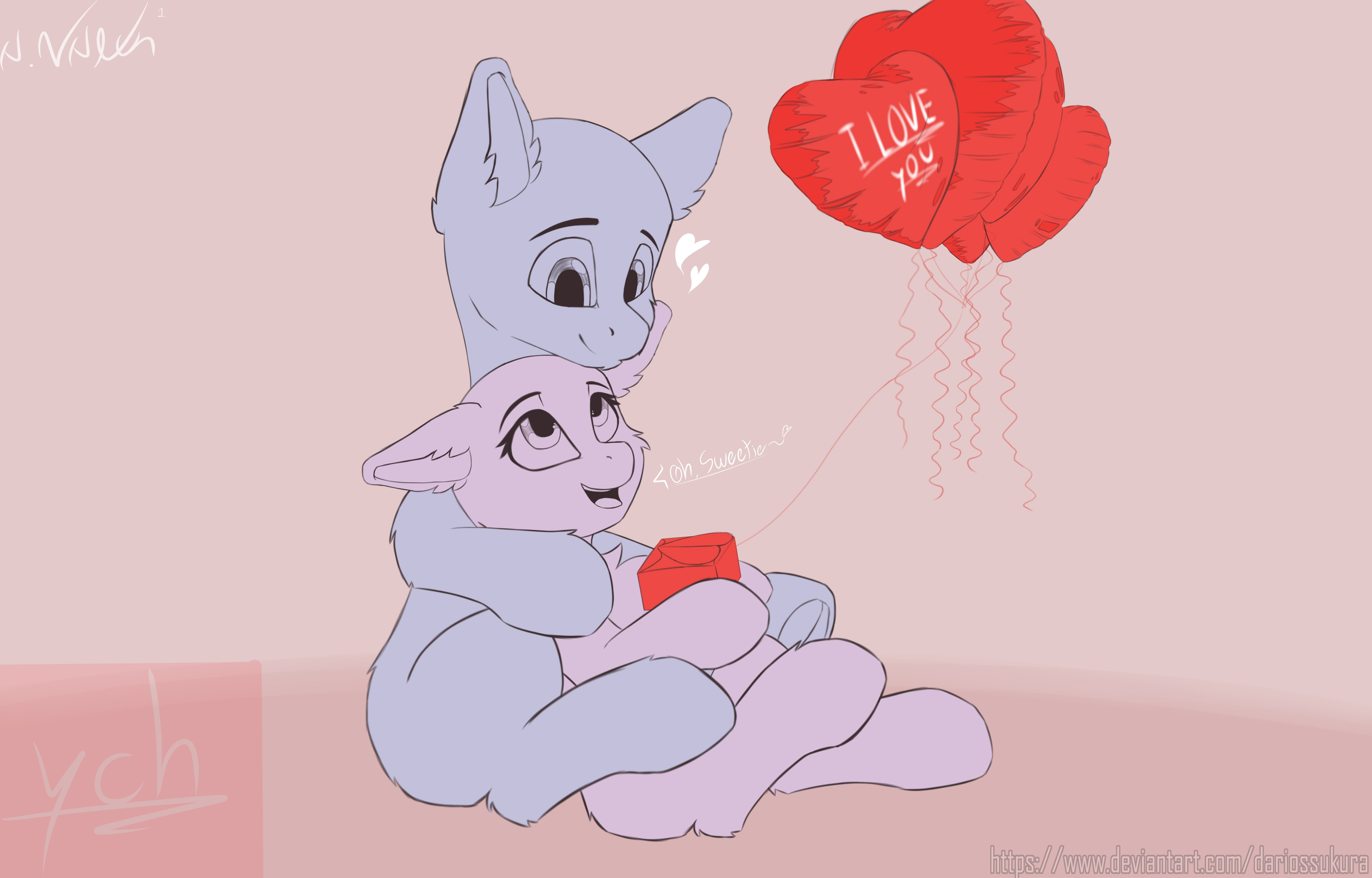YCH // Valentine´s Day // Male n´Female - YCH.Commishes.