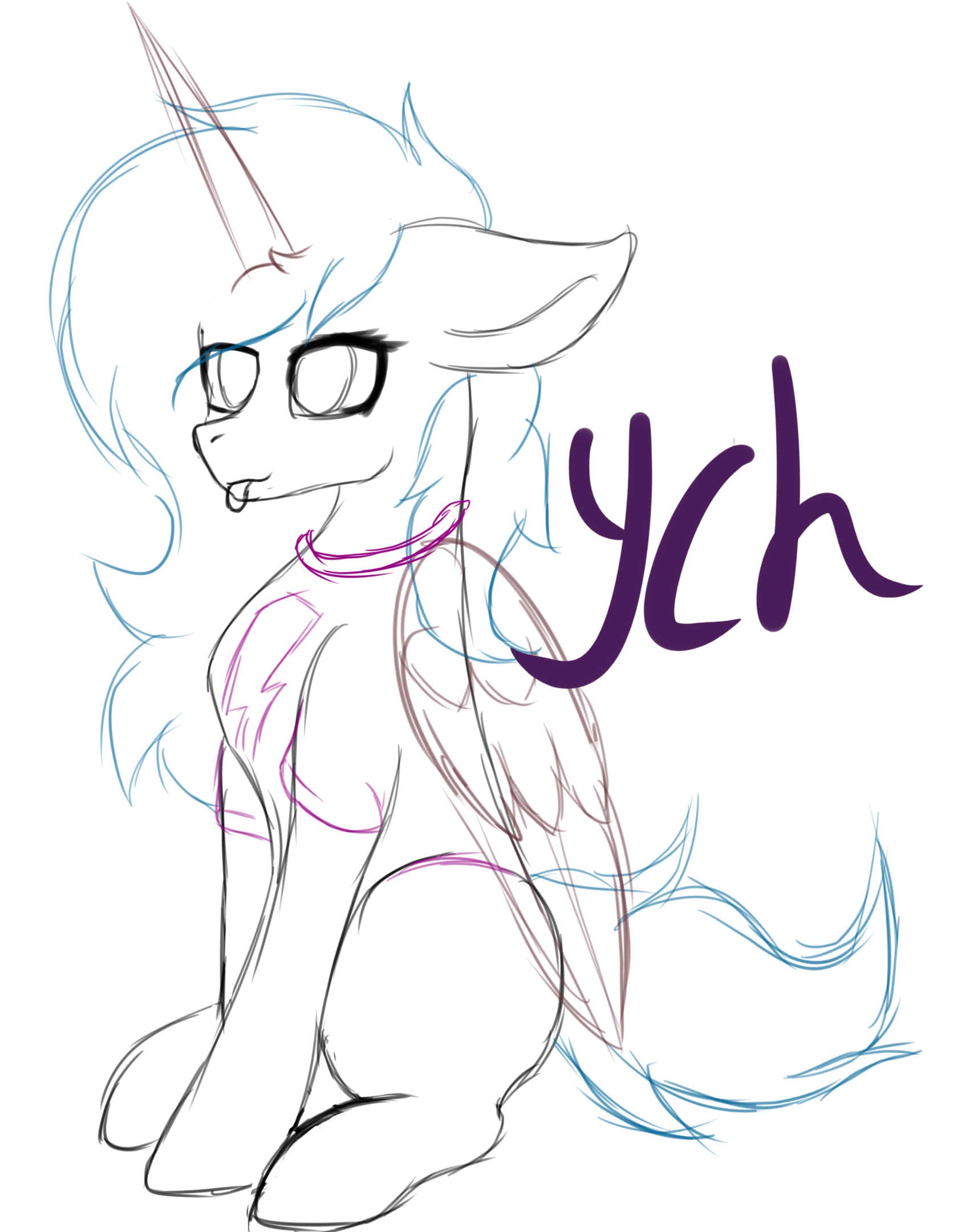 Cute pony - YCH.Commishes.