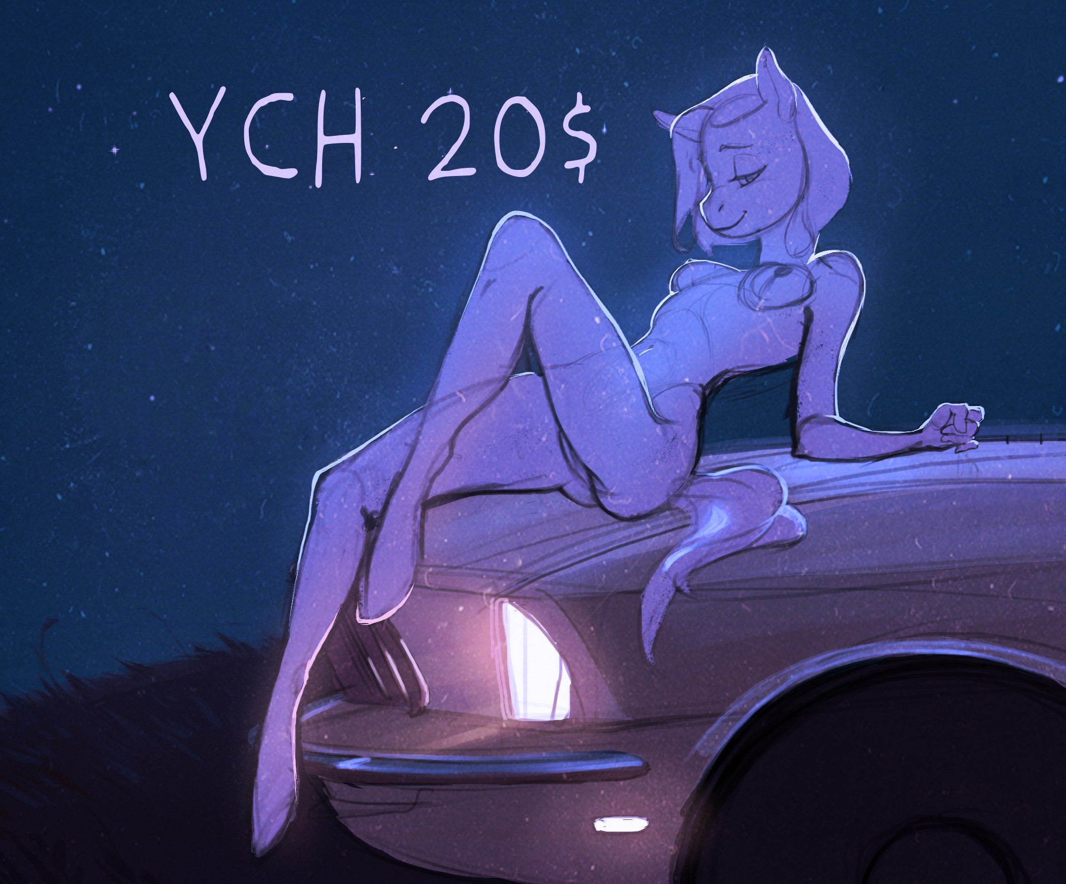 Night vibes - YCH.Commishes.
