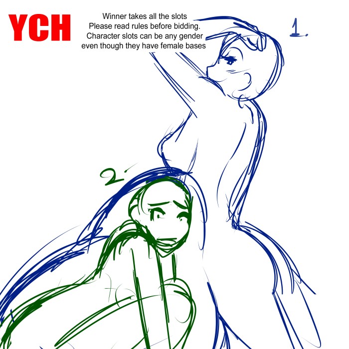 Same Size 8 Ych Commishes Welp i really need some money so i close ych auction: ych commishes