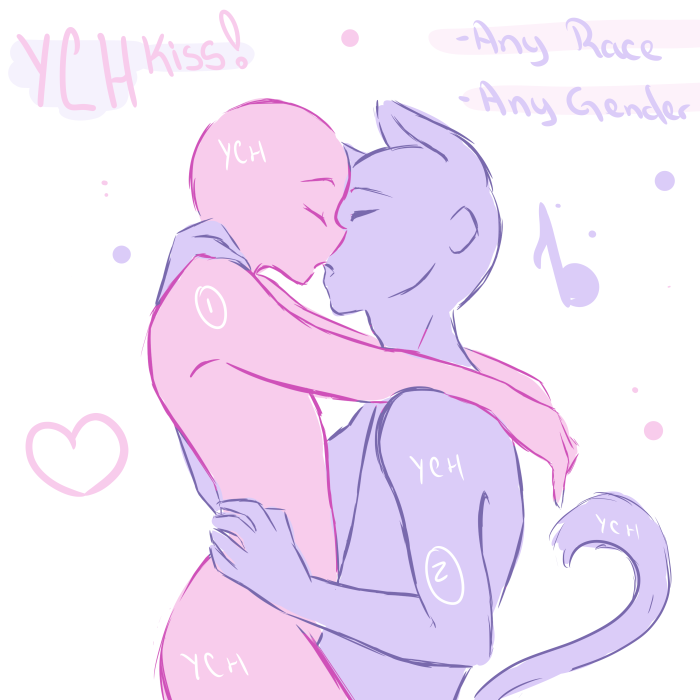 YCH- Kiss Couple - YCH.Commishes