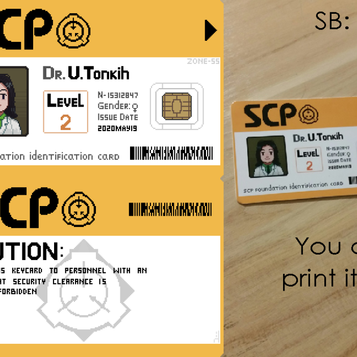 Scp Key Card Ych Commishes