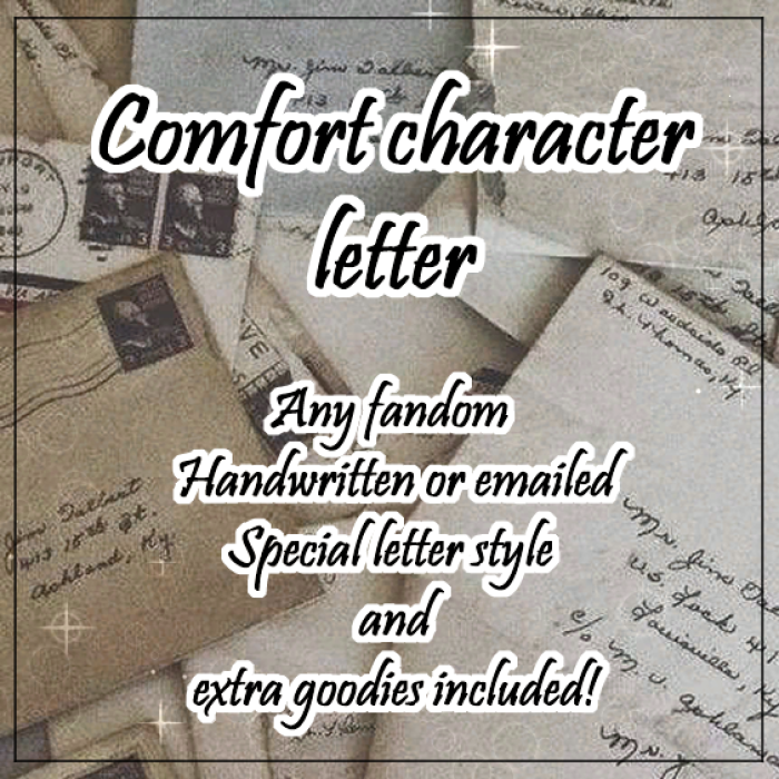 Letter from your comfort GENSHIN IMPACT character